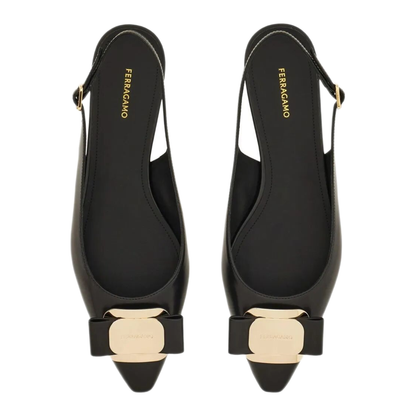 Zelmy Leather Flat Slingback - Image 2