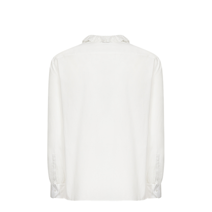 Crumpled Poplin Blouse - Image 2