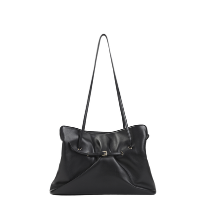 Dada Large Nappa Leather Tote - Black - Image 4