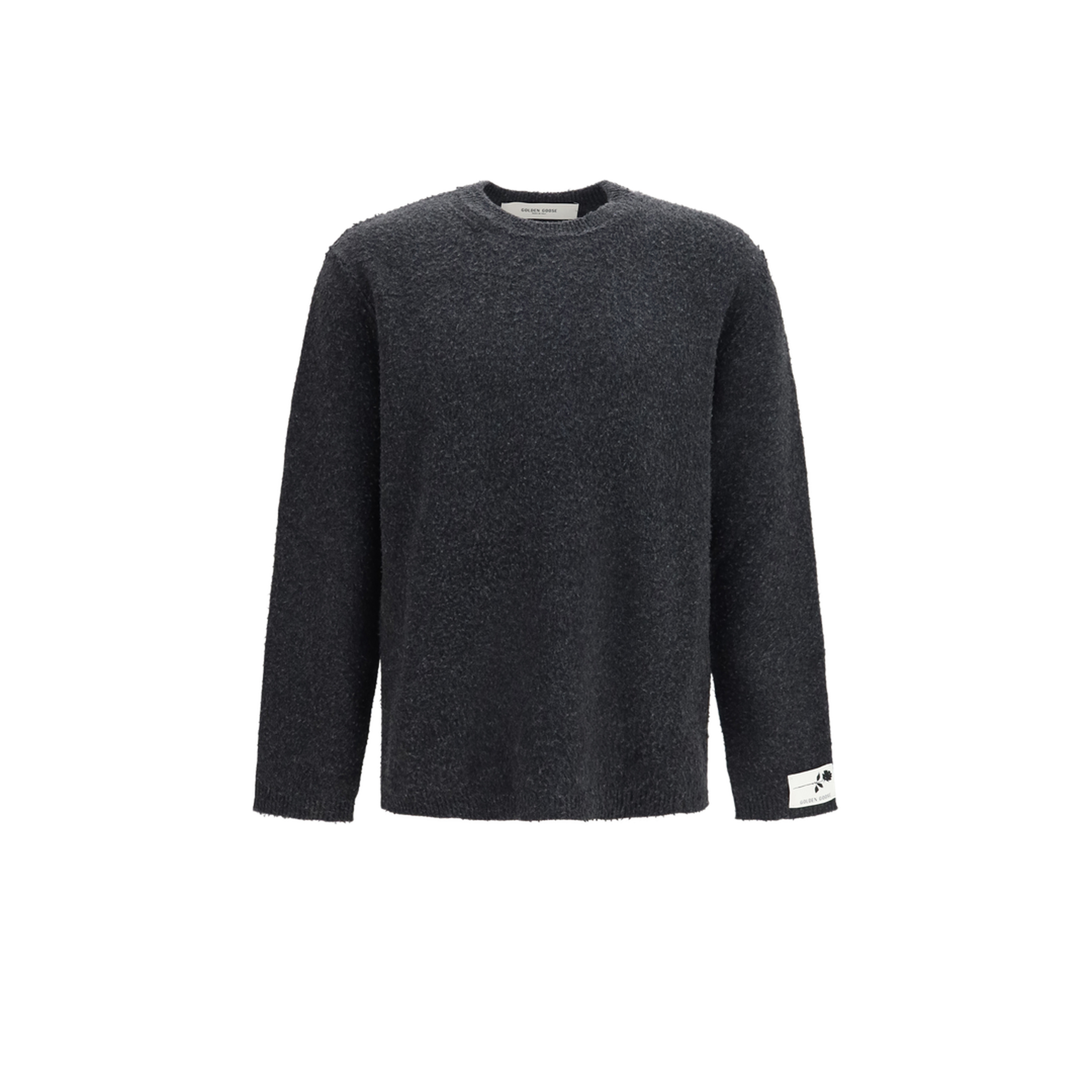 Crew Neck Wool Sweater - Image 1