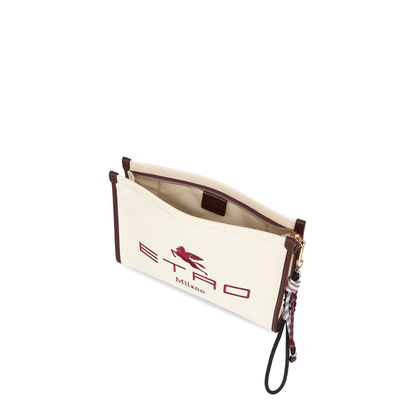 Logo-Detail Zipped Clutch - Image 5