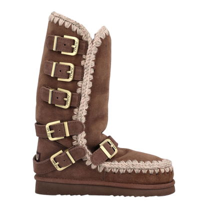 Eskimo 40 Buckle Straps Boots In Animal Print - Image 1