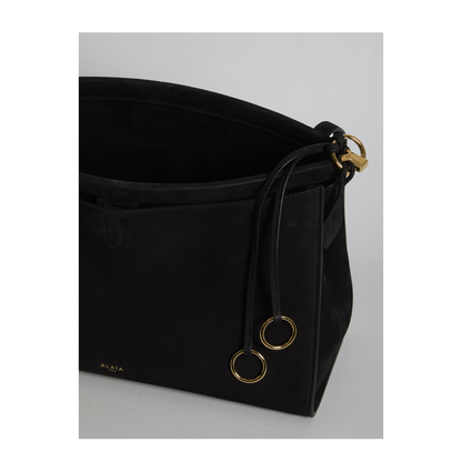 Le Click Pocket 35 Nubuck Crossbody - Noir - Image 4