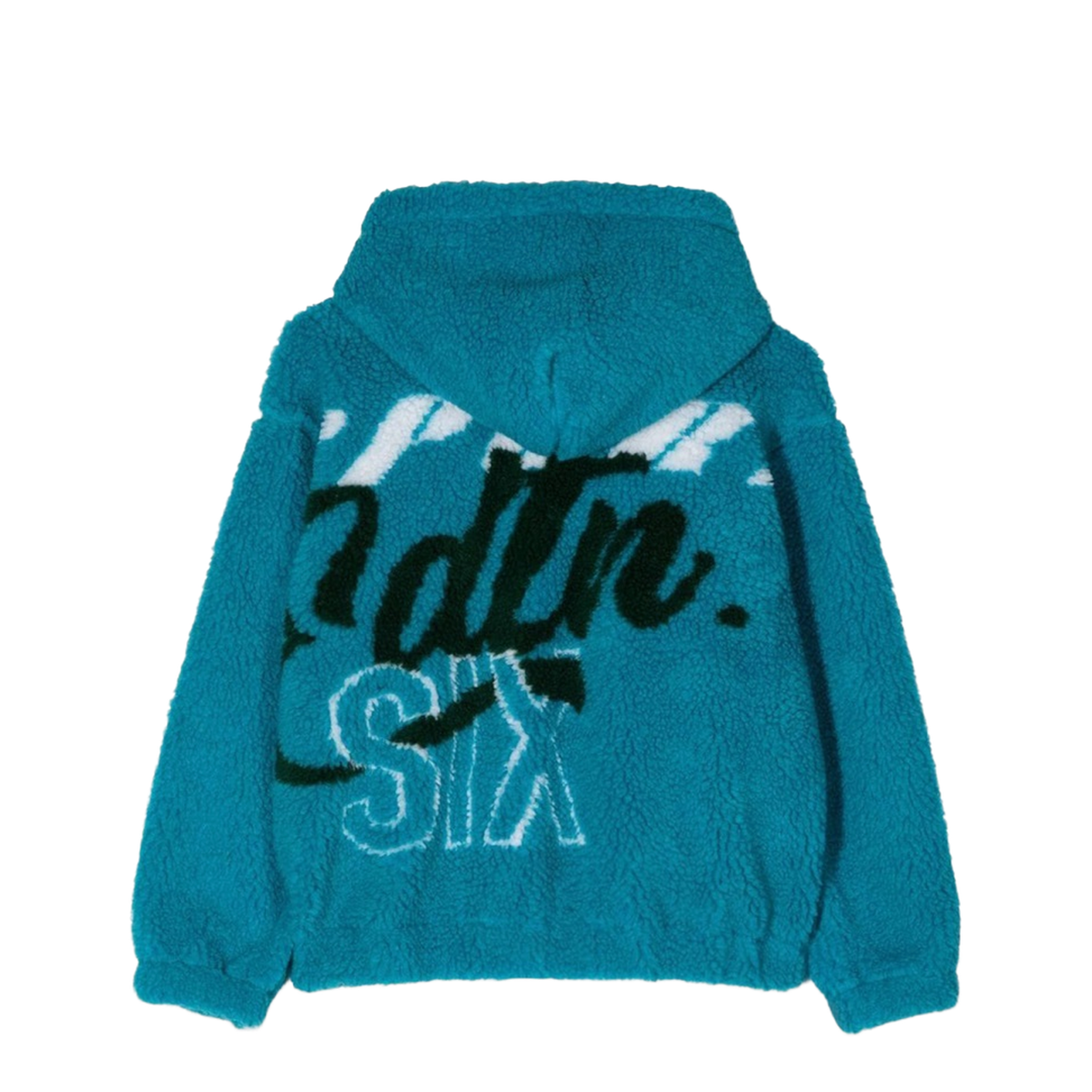 Jacquard Fur Zip Hoodie - Image 2