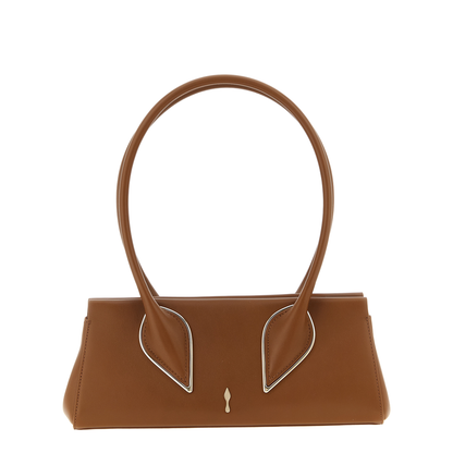Venus Calf Leather Shoulder Bag - Cuoio - Image 4