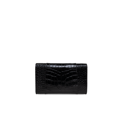 Hourglass Wallet On Chain in Black - Image 3