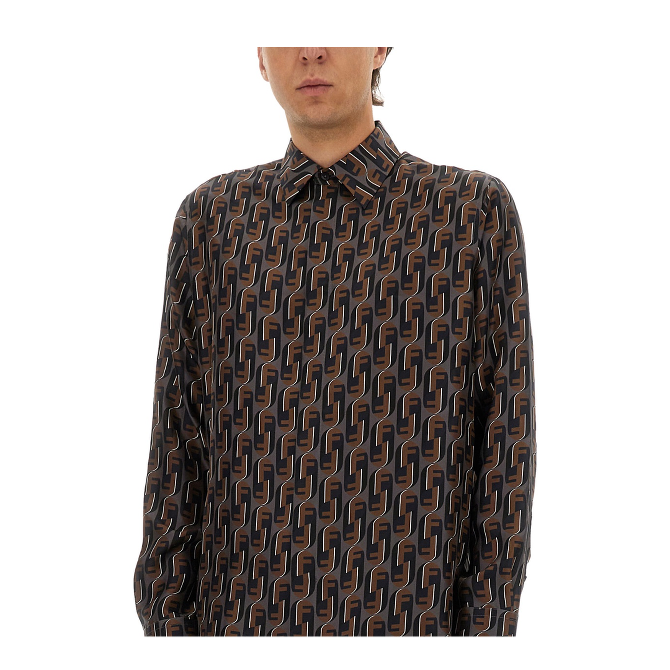 Printed Silk Shirt - Image 4