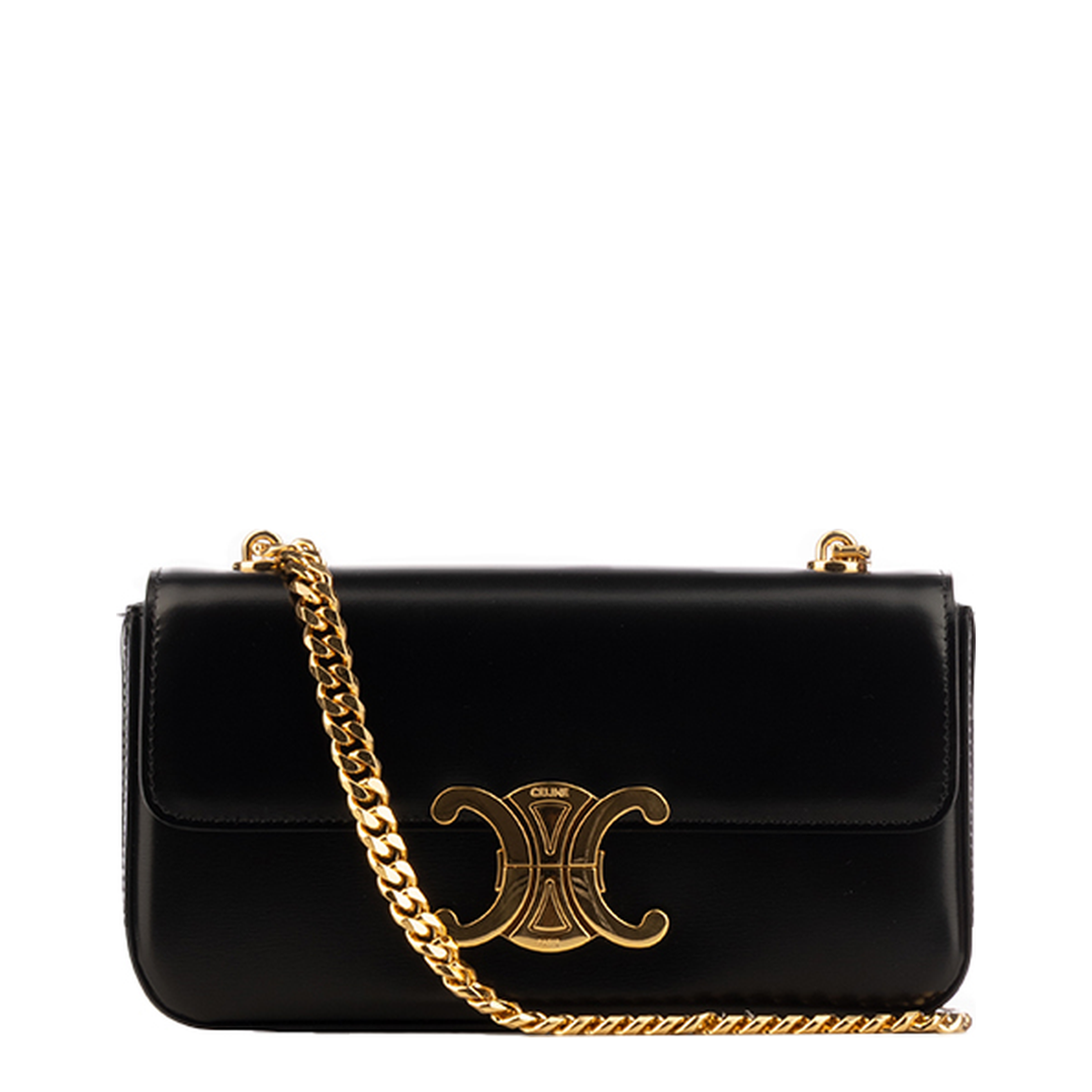 Claude Triomphe Chain Shoulder Bag Black - Image 3