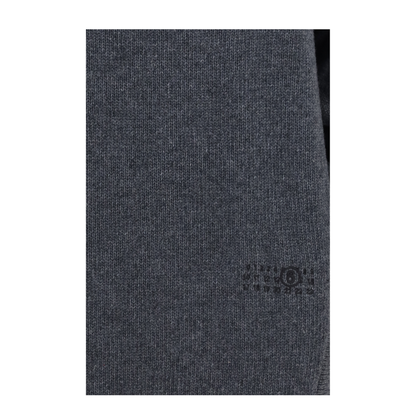 Wool-blend Mini Dress with Wide Sleeves - Image 3