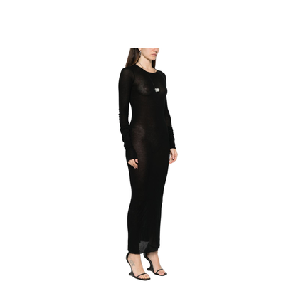 Long-Sleeved Midi Dress - Image 5