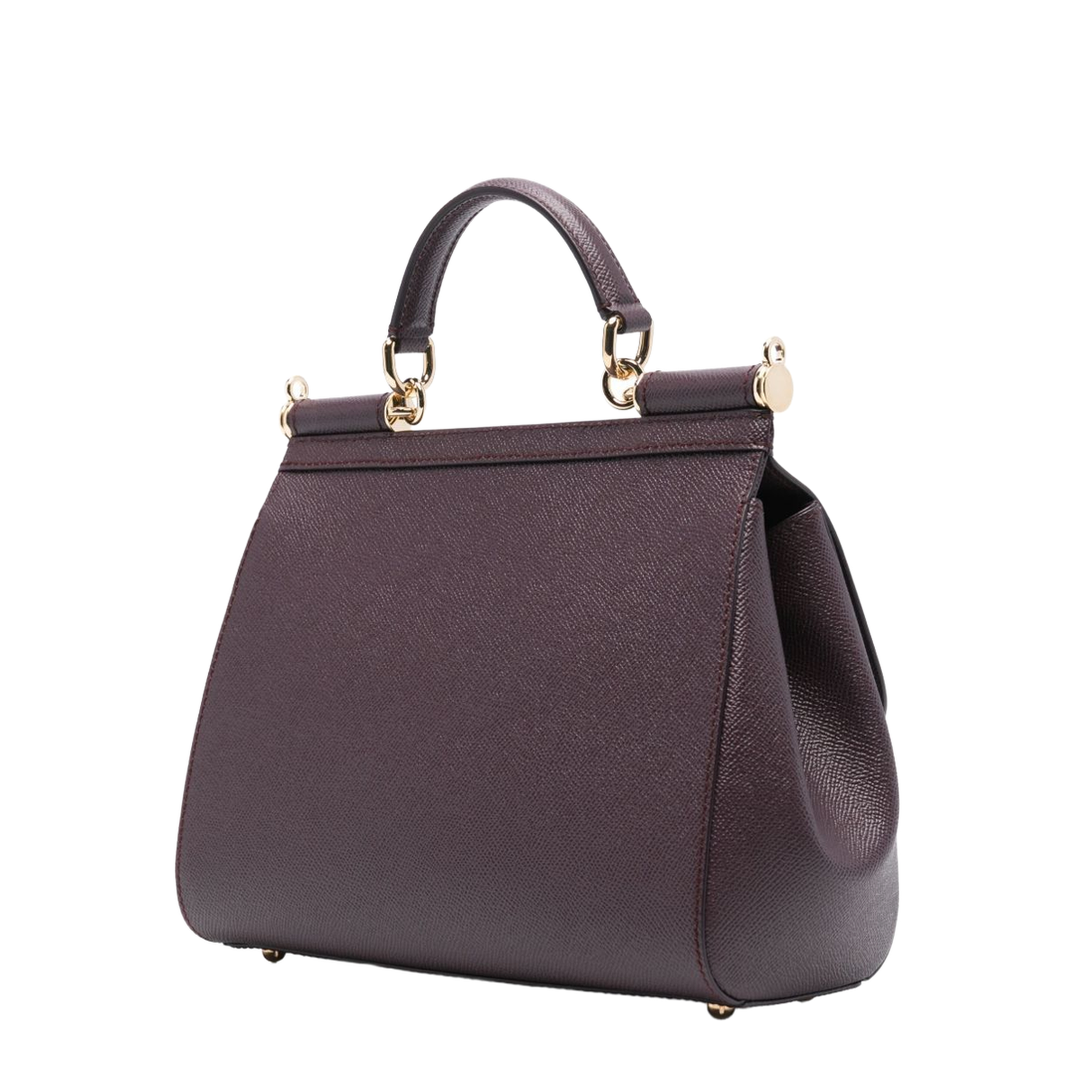 Large Sicily Handbag in Bordeaux - Image 4