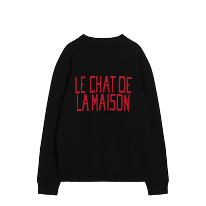 Le Chat De La Maison Sweater Black - Image 2
