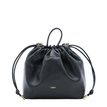 Icons Mini Lambskin Shoulder Bag - Black - Image 1