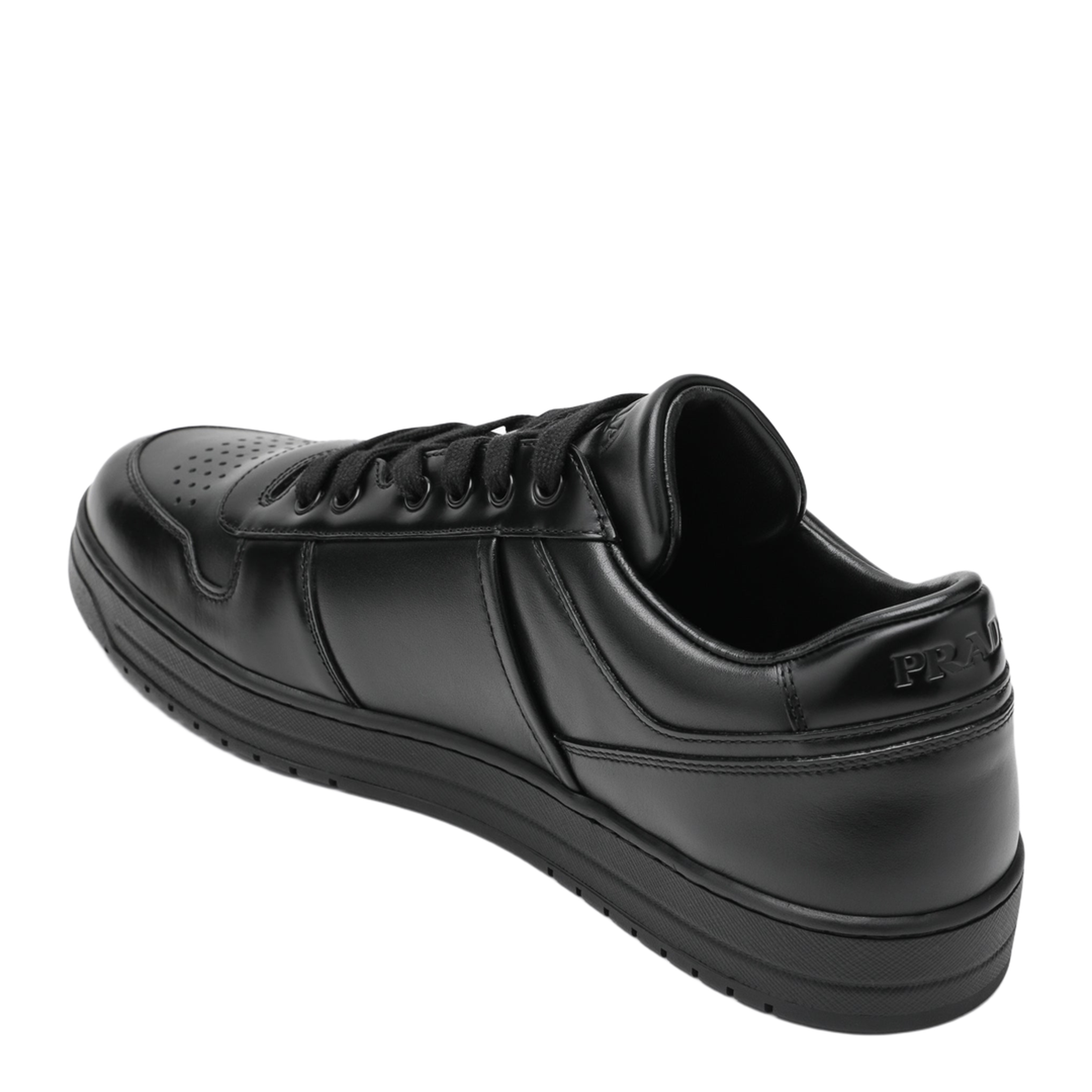 Black Downtown Leather Sneakers - Image 2