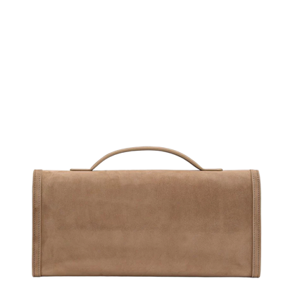 Belle Vivier Clutch Suede Brown - Image 2