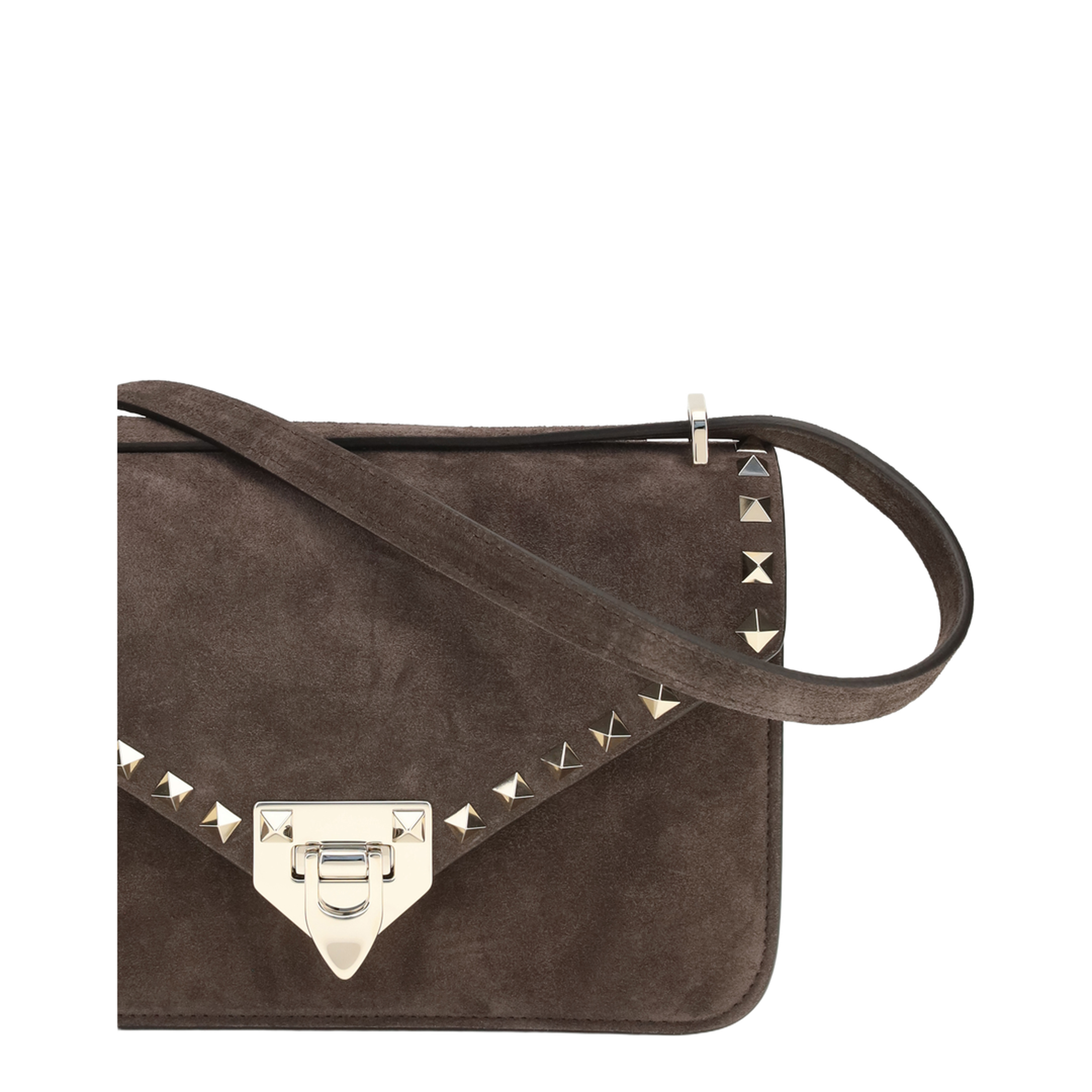 Rockstud Mini Suede Shoulder Bag - Image 4