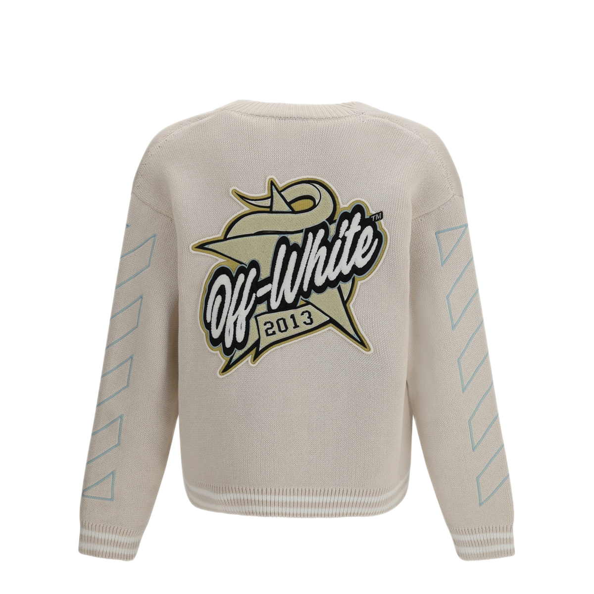 Star Logo Diagonal Varsity Cardigan - Image 2