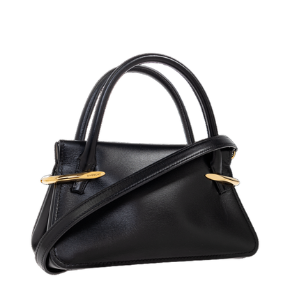 Pinch Mini Handbag Leather Black - Image 4