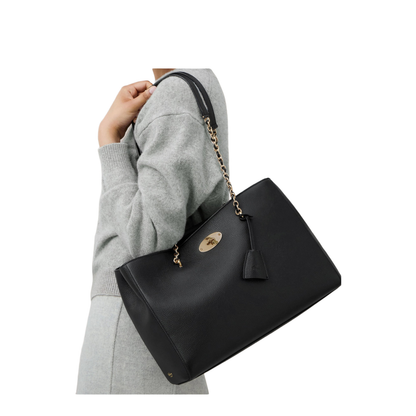 Lily Chain Tote Small Classic Grain - Image 4