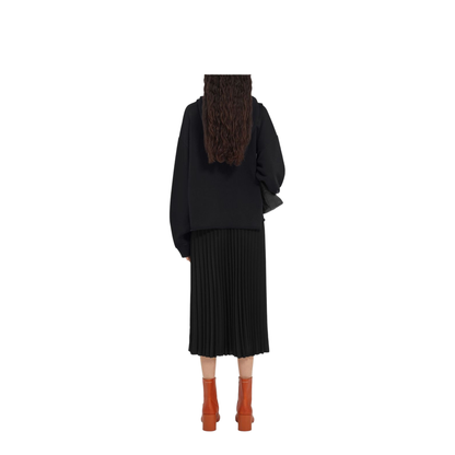 Black Cotton Hoodie - Image 5