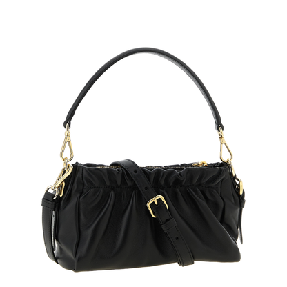 Calf Leather Shoulder Bag - Black - Image 2