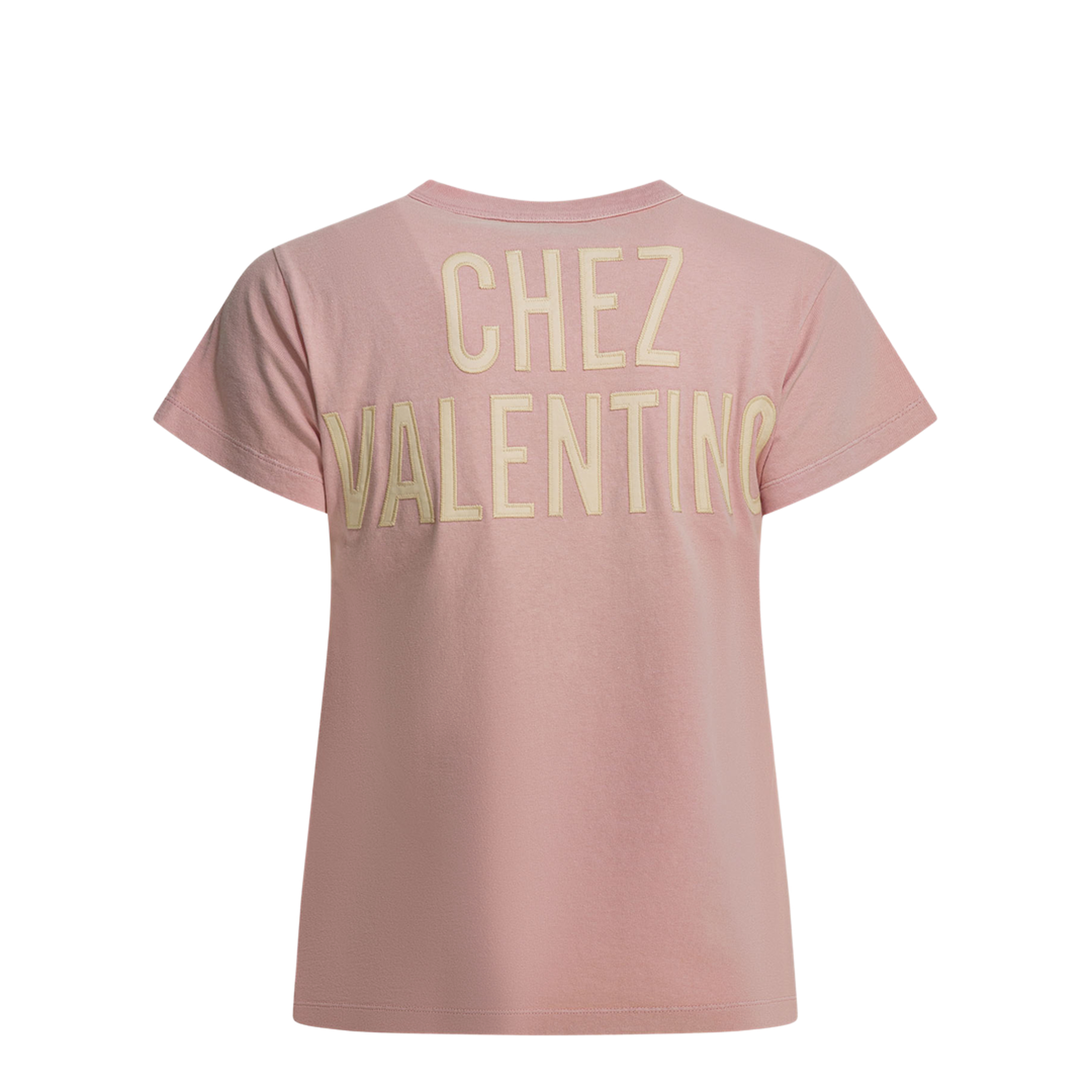 Printed Cotton T-Shirt Pink - Image 2