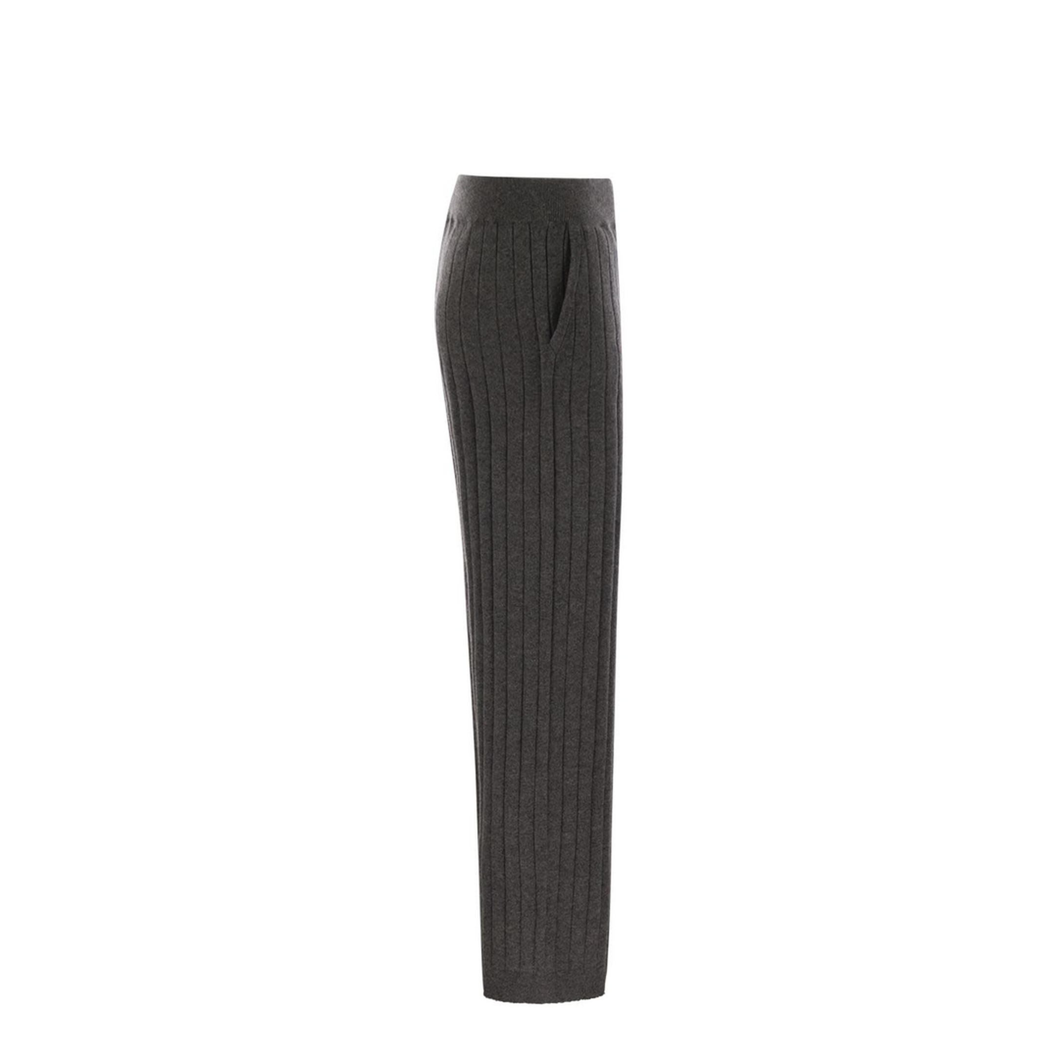 Cashmere Knit Trousers - Image 2