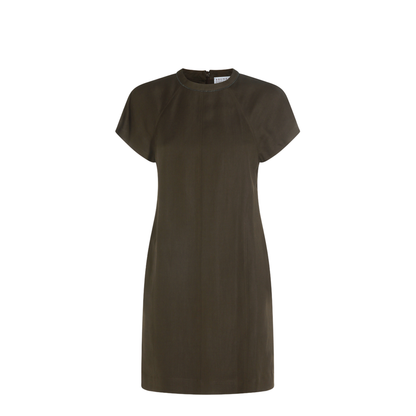 Brown Viscose Blend Dress - Image 2