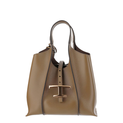 T Timeless Shopping Bag in Leather Mini - Image 1