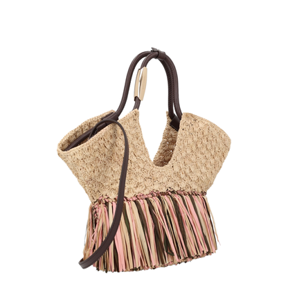 Goldentime Small Fringe Tote - Image 5