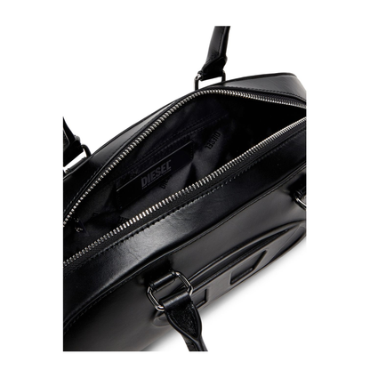 1DR Dome Elongated Leather Bowling Bag - Black - Image 5