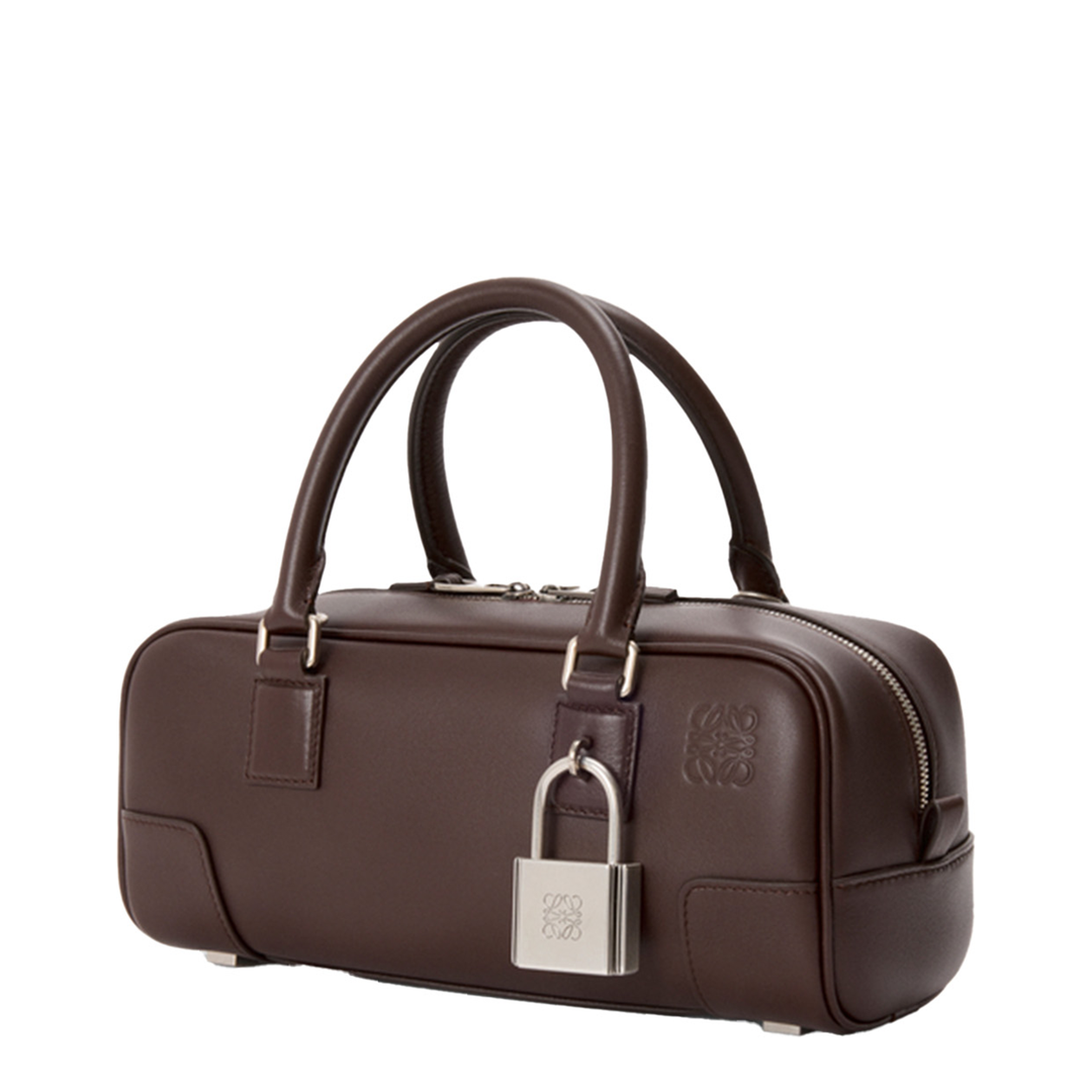 Amazona 23 Cropped Leather Shoulder Bag - Brown - Image 2