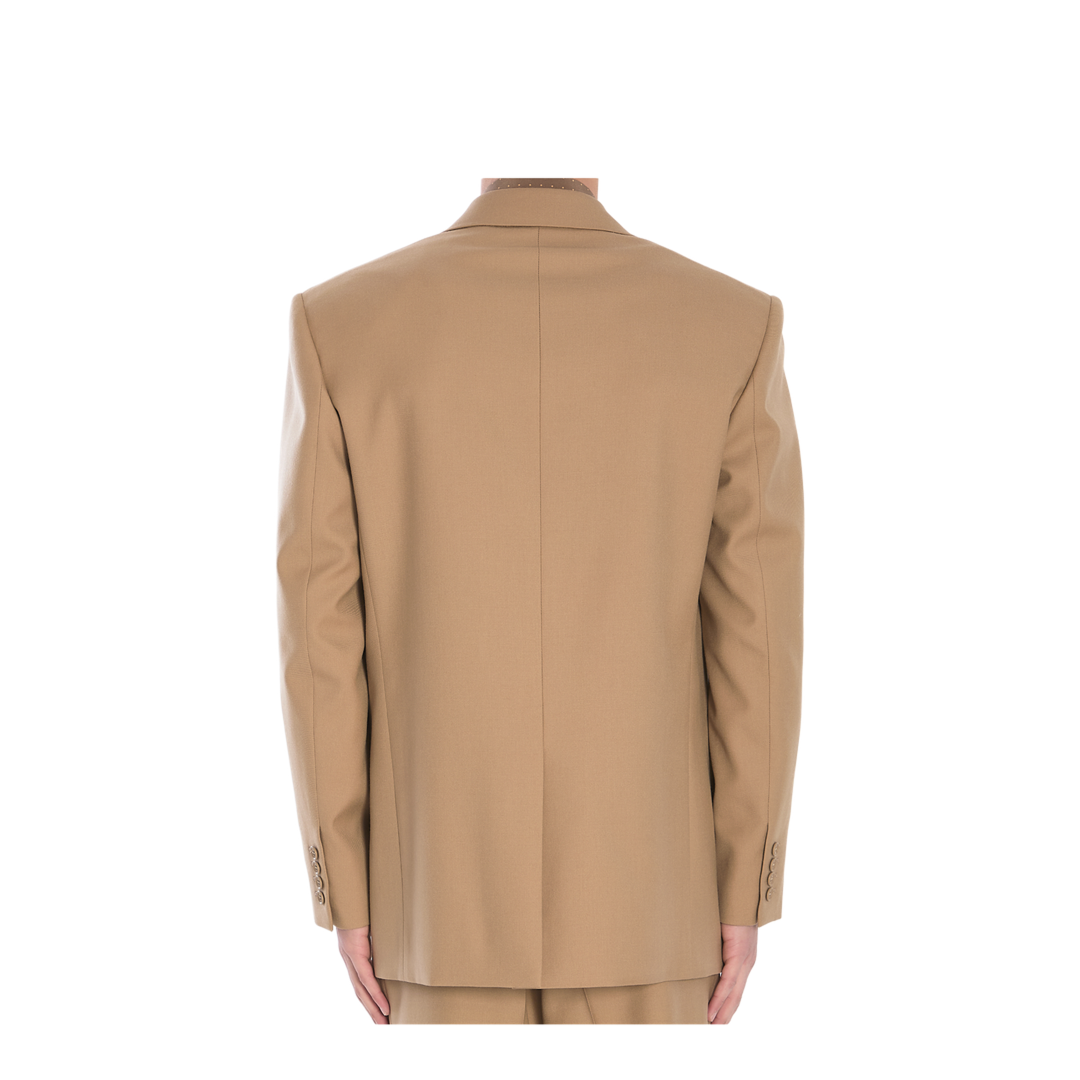 Single-breasted wool jacket - Image 4