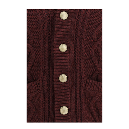 Cable-knit Cashmere Cardigan - Image 3