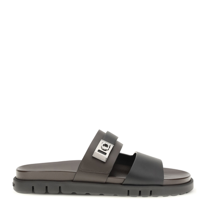 Double-strap leather Sandals - Image 1