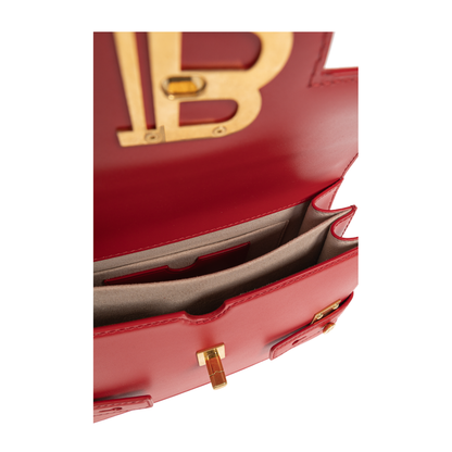 B-Buzz 24 Smooth Leather Handbag - Rouge - Image 5