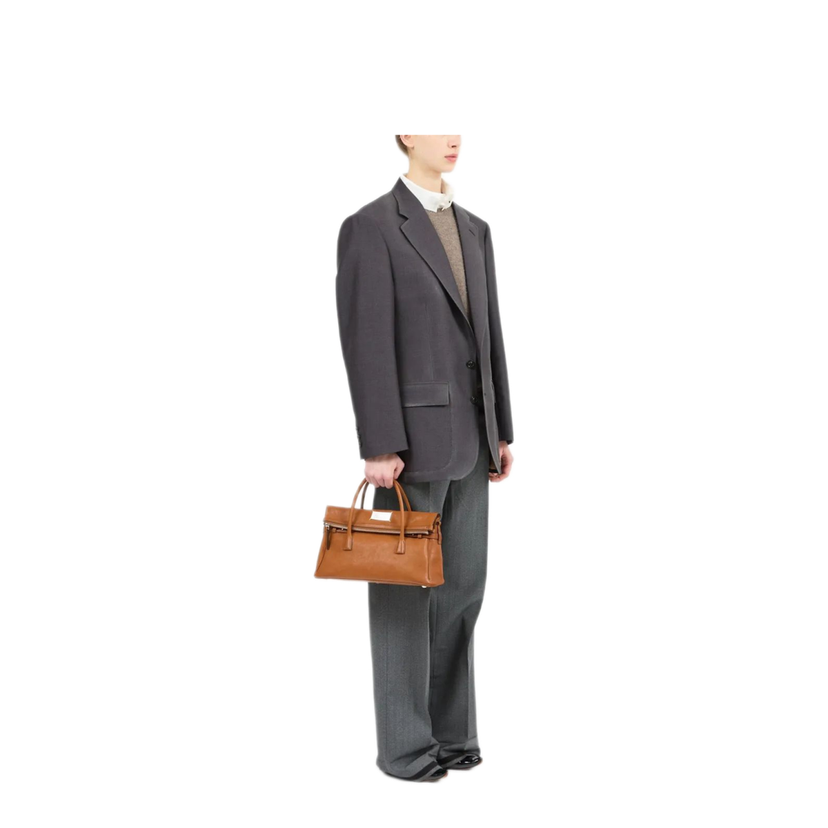 5AC Medium Goatskin Handbag - Vintage Cognac - Image 2