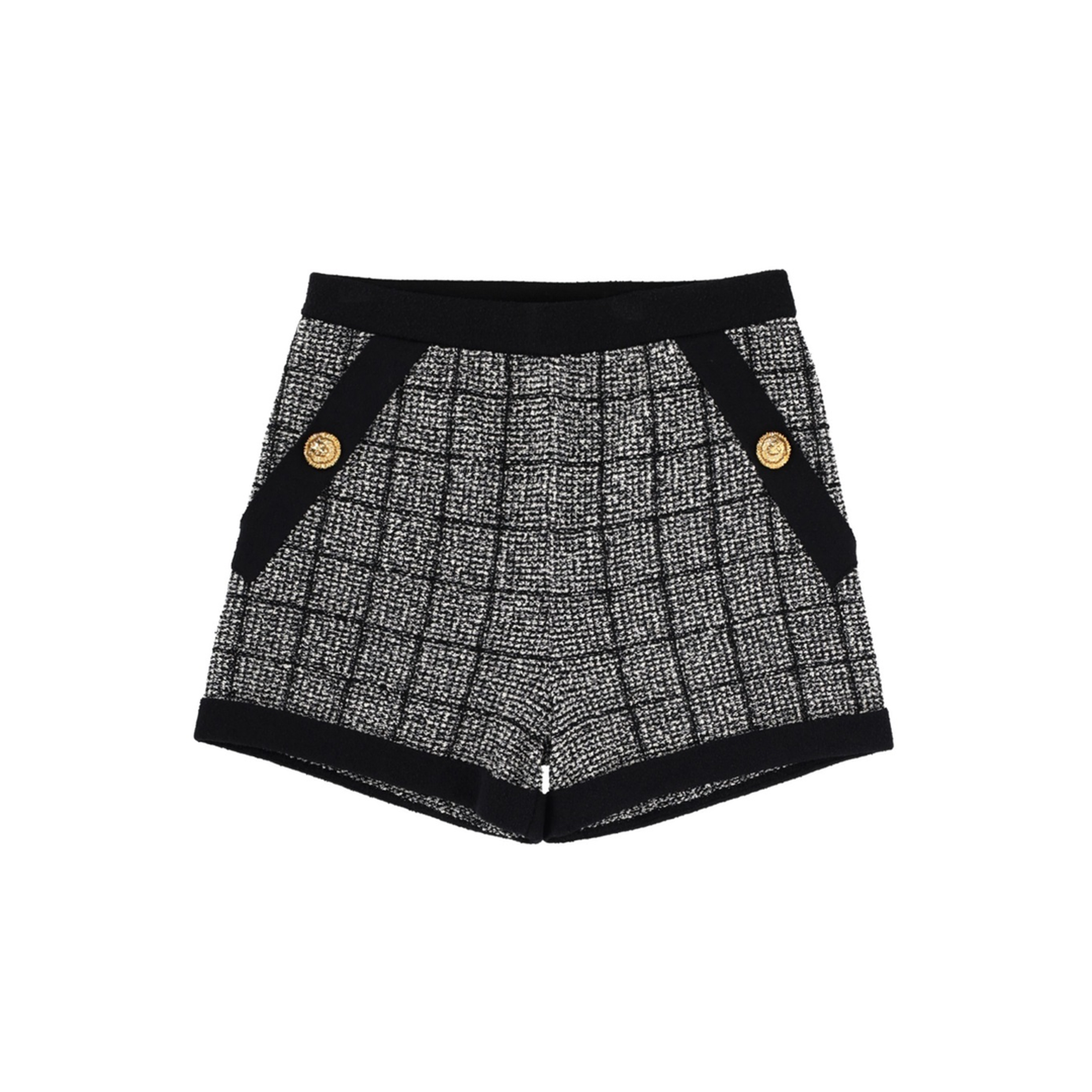 Cotton Tweed Shorts - Image 1
