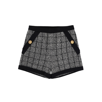Cotton Tweed Shorts - Image 1