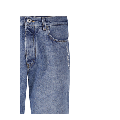 Half Arrow Slim Relax Jeans - Image 4