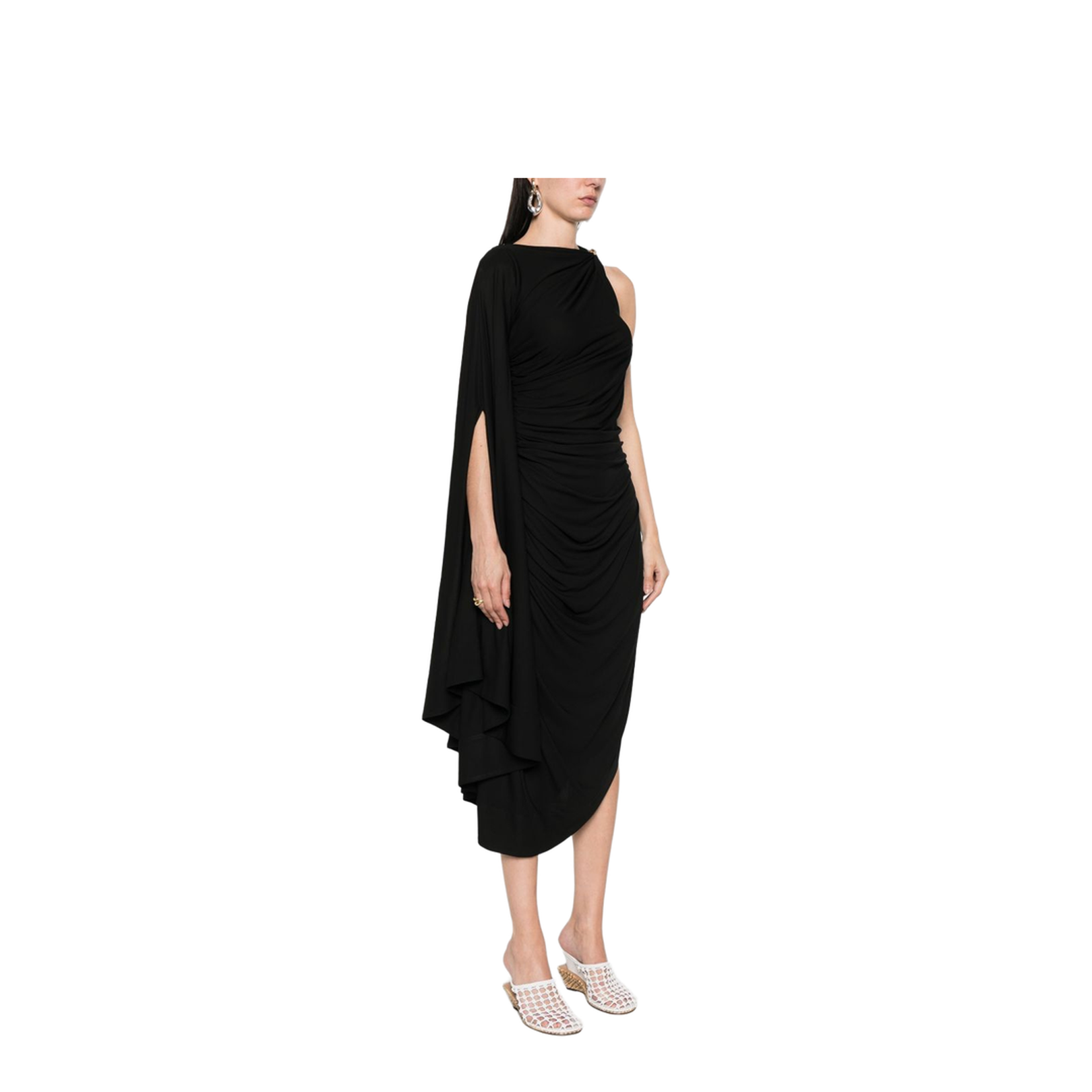 Viscose Jersey Draped Dress - Image 2