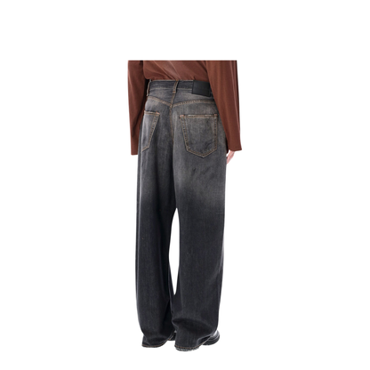 Denim Cotton Jeans - Black - Image 2