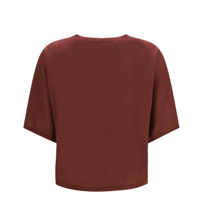 Short Sleeve Cashmere And Silk Sweater - Image 2