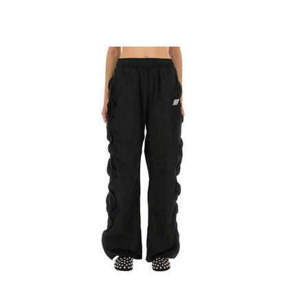 Mid-Rise Track Pants with Zipper - Image 1