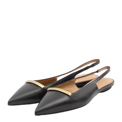 Leather Slingback Ballerinas - Image 2