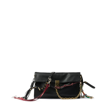 Large Calfskin Shoulder Bag - Black - Image 1