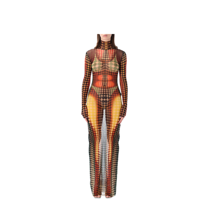 Long Dress with Print - Image 1