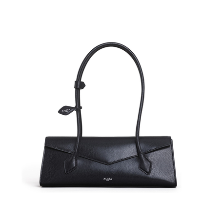Le Teckel Medium Goatskin Bag - Black - Image 1