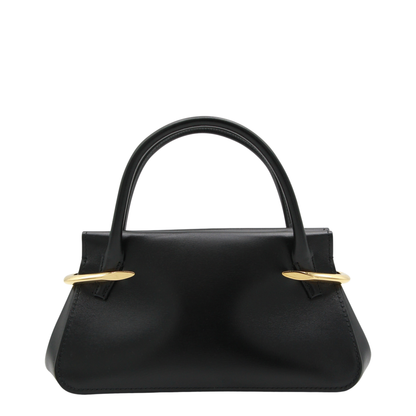 Pinch Mini Calfskin Bag - Black - Image 6