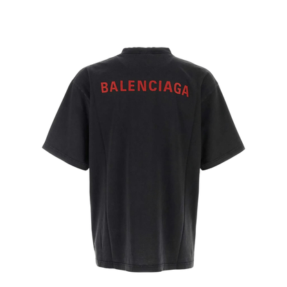Back T-shirt Medium Fit in Light Blue/white - Image 2